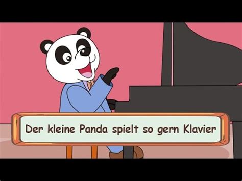 der kleine panda spielt so gern klavier